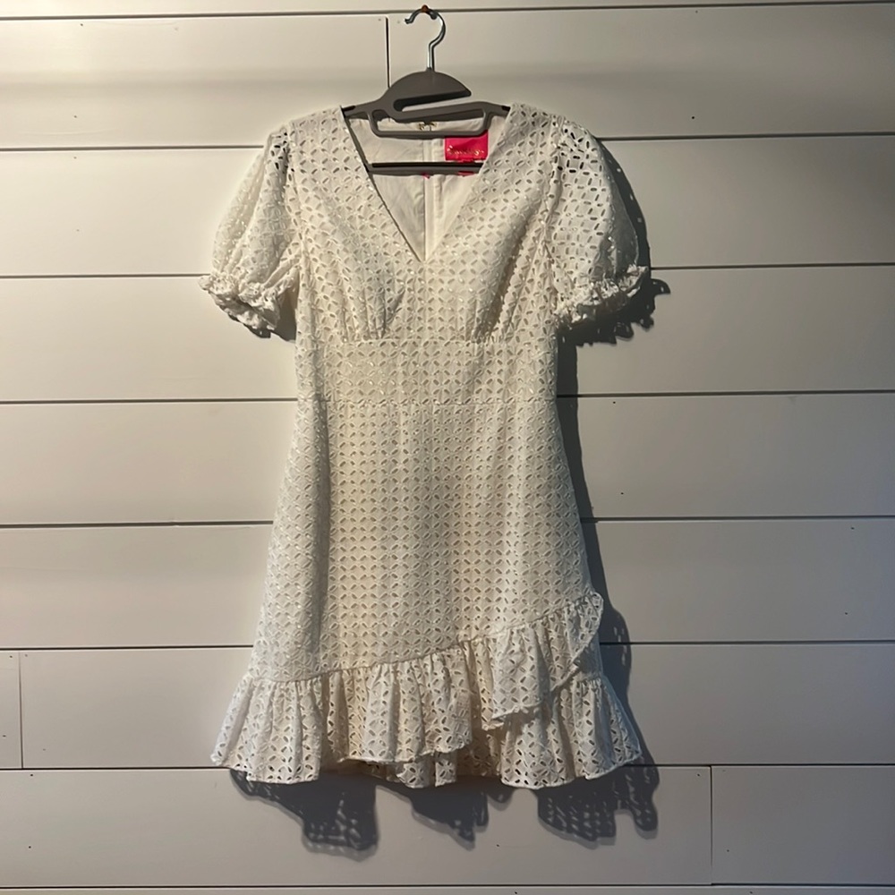White Eyelet Lilly Pulitzer Dress